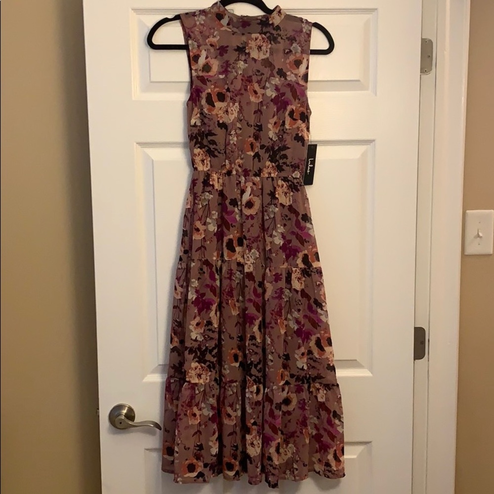 Lulus Midi Floral Dress- Size M